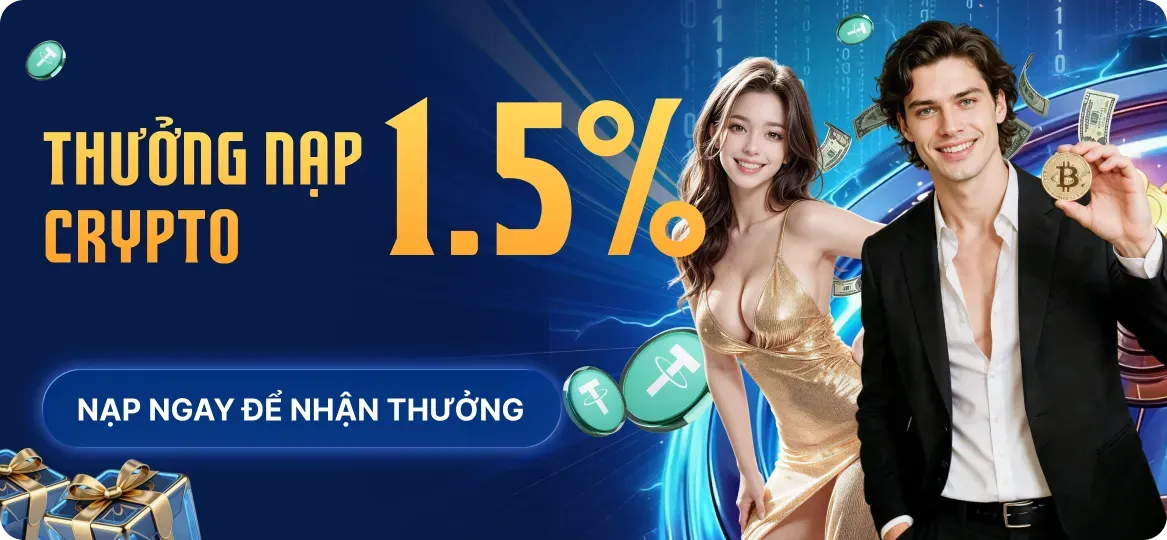 Thưởng nạp crypto